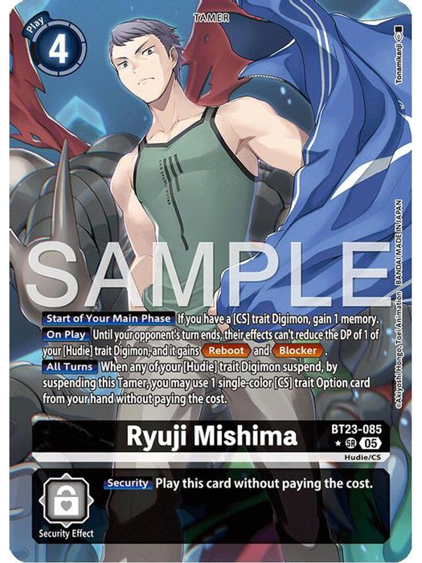 BT23-085 (Alternate Art) Ryuji Mishima 1