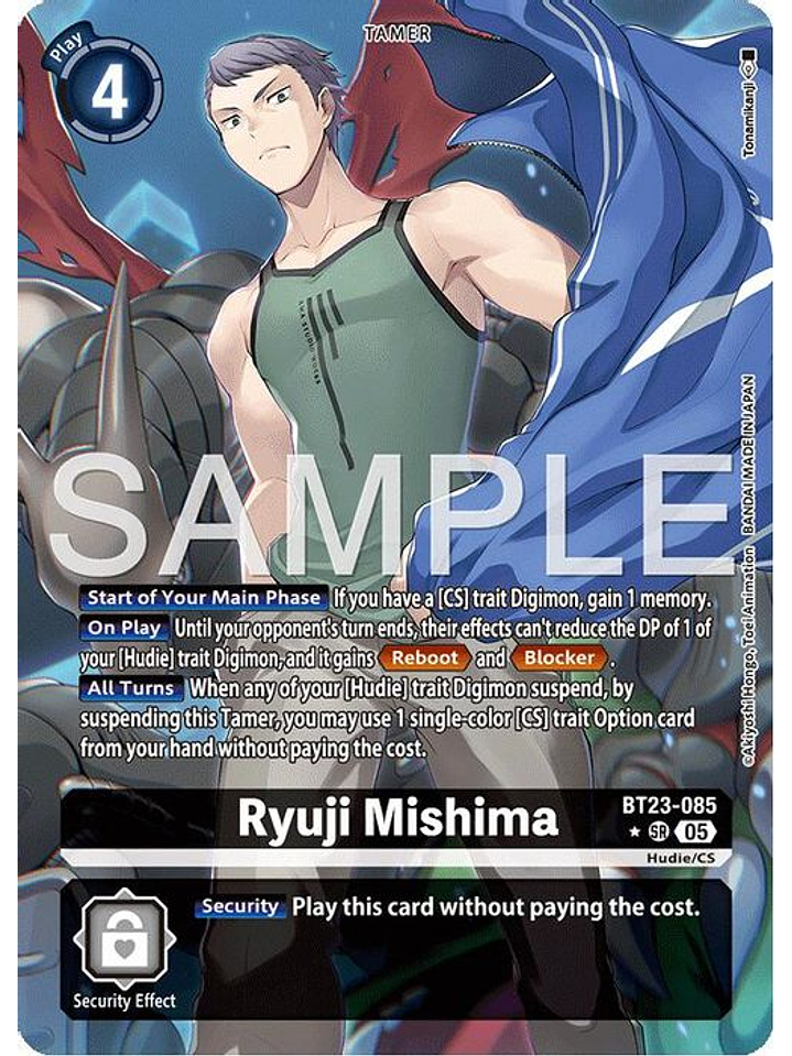 BT23-085 (Alternate Art) Ryuji Mishima 1