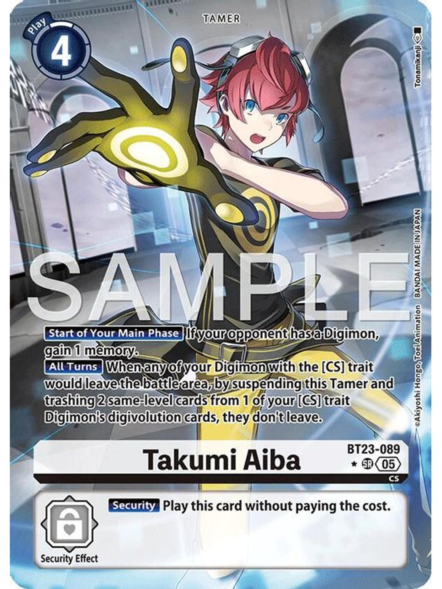 BT23-089 (Alternate Art) Takumi Aiba 1