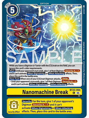 BT23-094 C Nanomachine Break