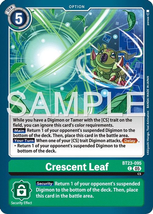 BT23-095 C Crescent Leaf