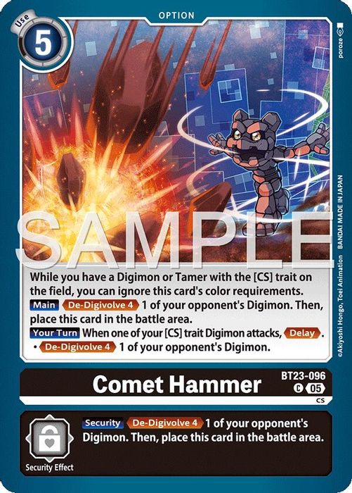 BT23-096 C Comet Hammer