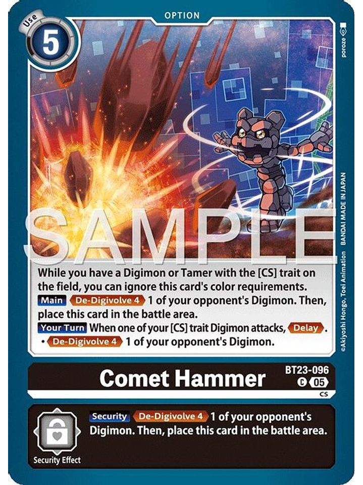 BT23-096 C Comet Hammer 1