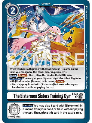 BT23-099 U The Sistermon Sisters Training Gym