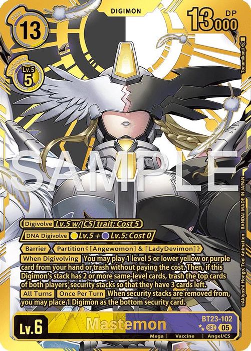 BT23-102 (Rare Pull) Mastemon