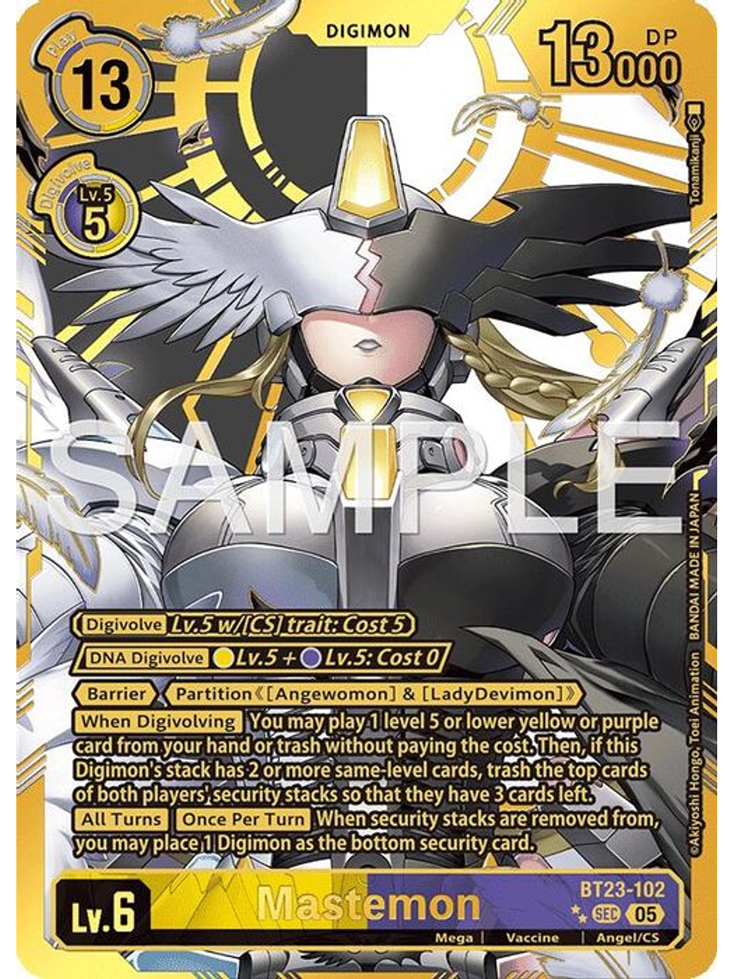 BT23-102 (Rare Pull) Mastemon 1