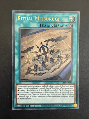 Mitsurugi Ritual - SUDA-EN095 - Ultra Rare 1st Edition (Con detalles)
