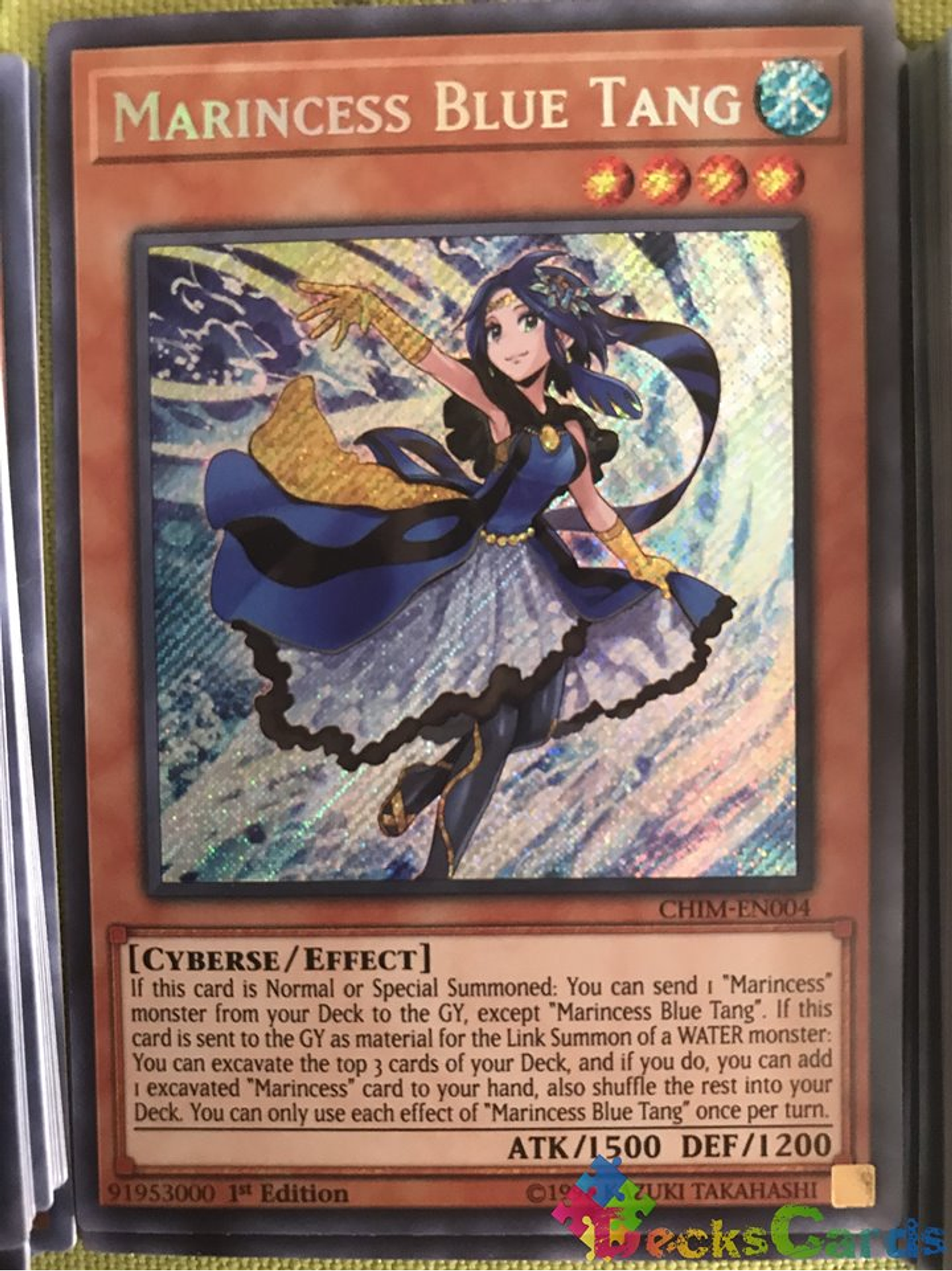 Marincess Blue Tang - CHIM-EN004 - Secret Rare 1st Edition 2