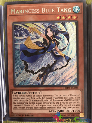 Marincess Blue Tang - CHIM-EN004 - Secret Rare 1st Edition