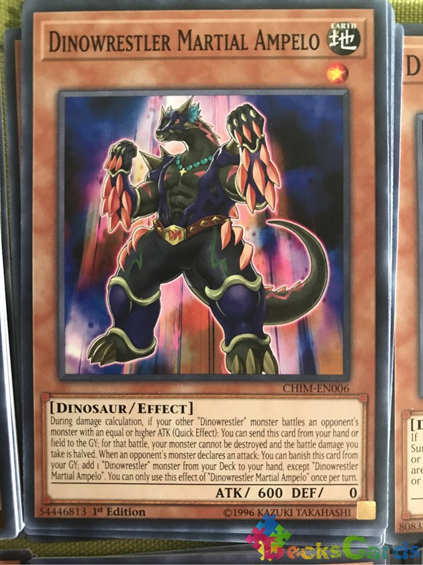 Dinowrestler Martial Ampelo - CHIM-EN006 - Common 1st Edition 2