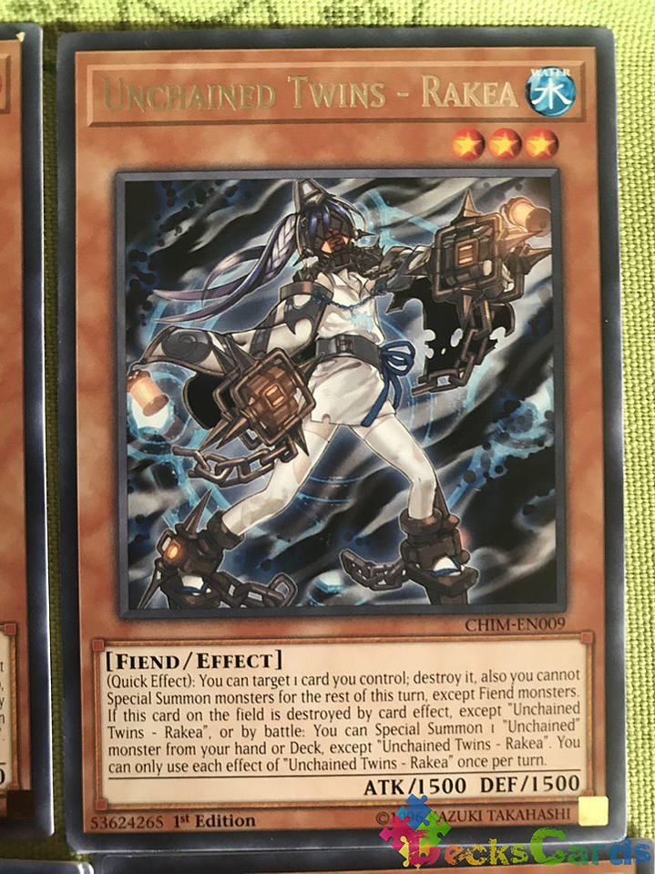 Unchained Twins - Rakea - CHIM-EN009 - Rare 1st Edition 1