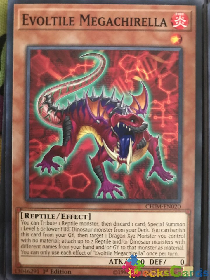 Evoltile Megachirella - CHIM-EN020 - Common 1st Edition 2
