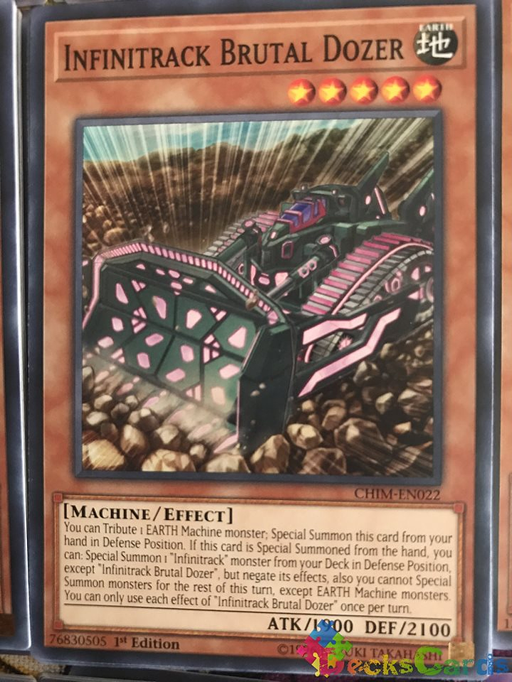 Infinitrack Brutal Dozer - CHIM-EN022 - Common 1st Edition 2