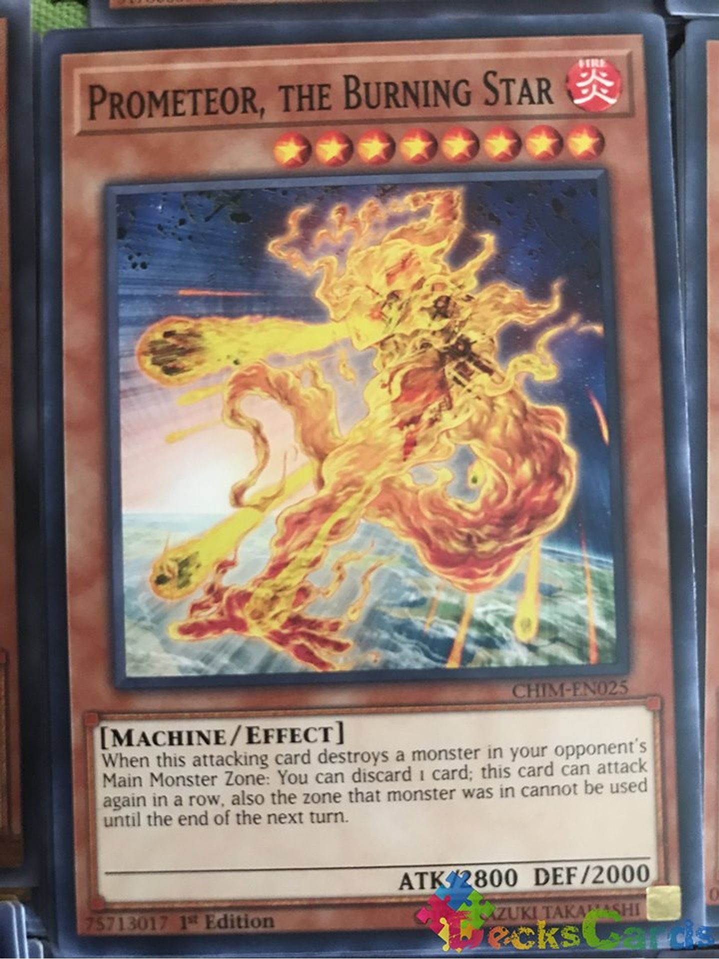 Prometeor, the Burning Star - CHIM-EN025 - Common 1st Edition 2