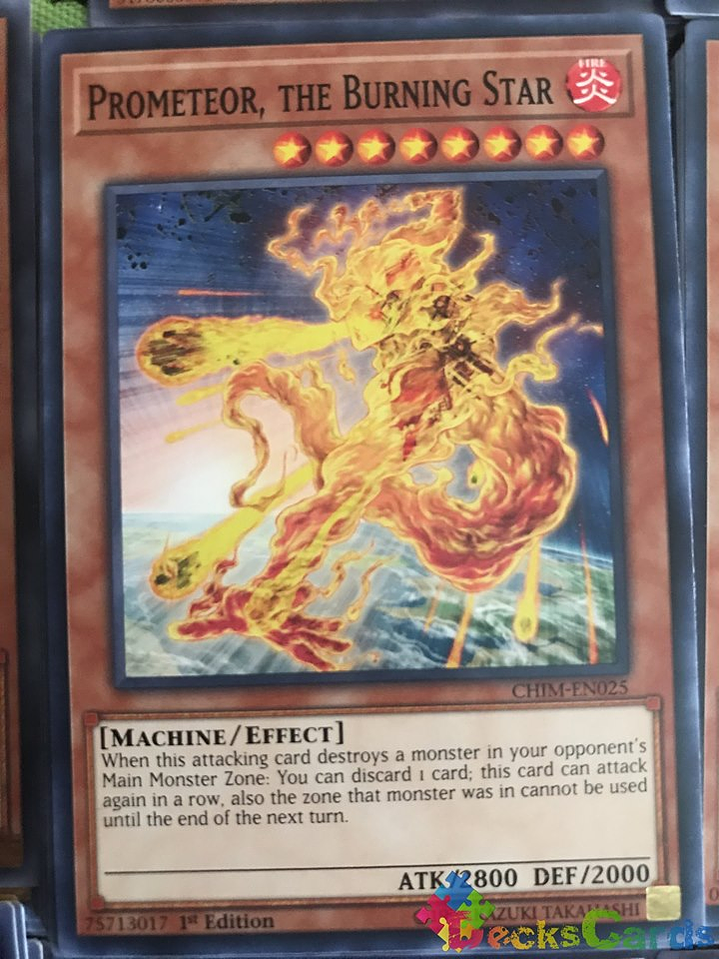 Prometeor, the Burning Star - CHIM-EN025 - Common 1st Edition 2