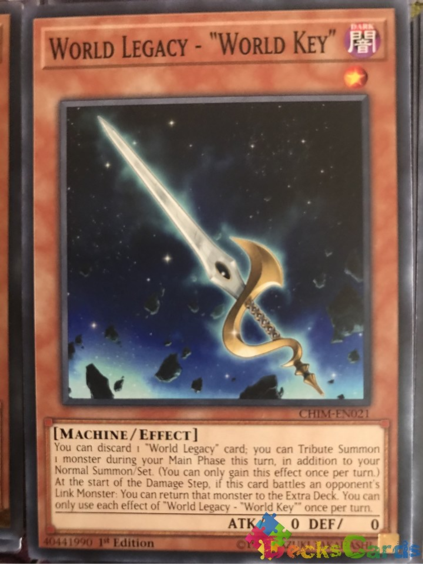 World Legacy - World Key - CHIM-EN021 - Common 1st Edition 2