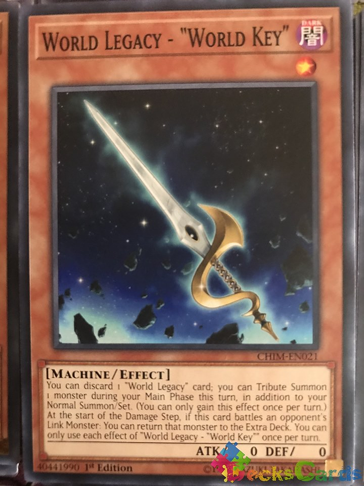 World Legacy - World Key - CHIM-EN021 - Common 1st Edition 2