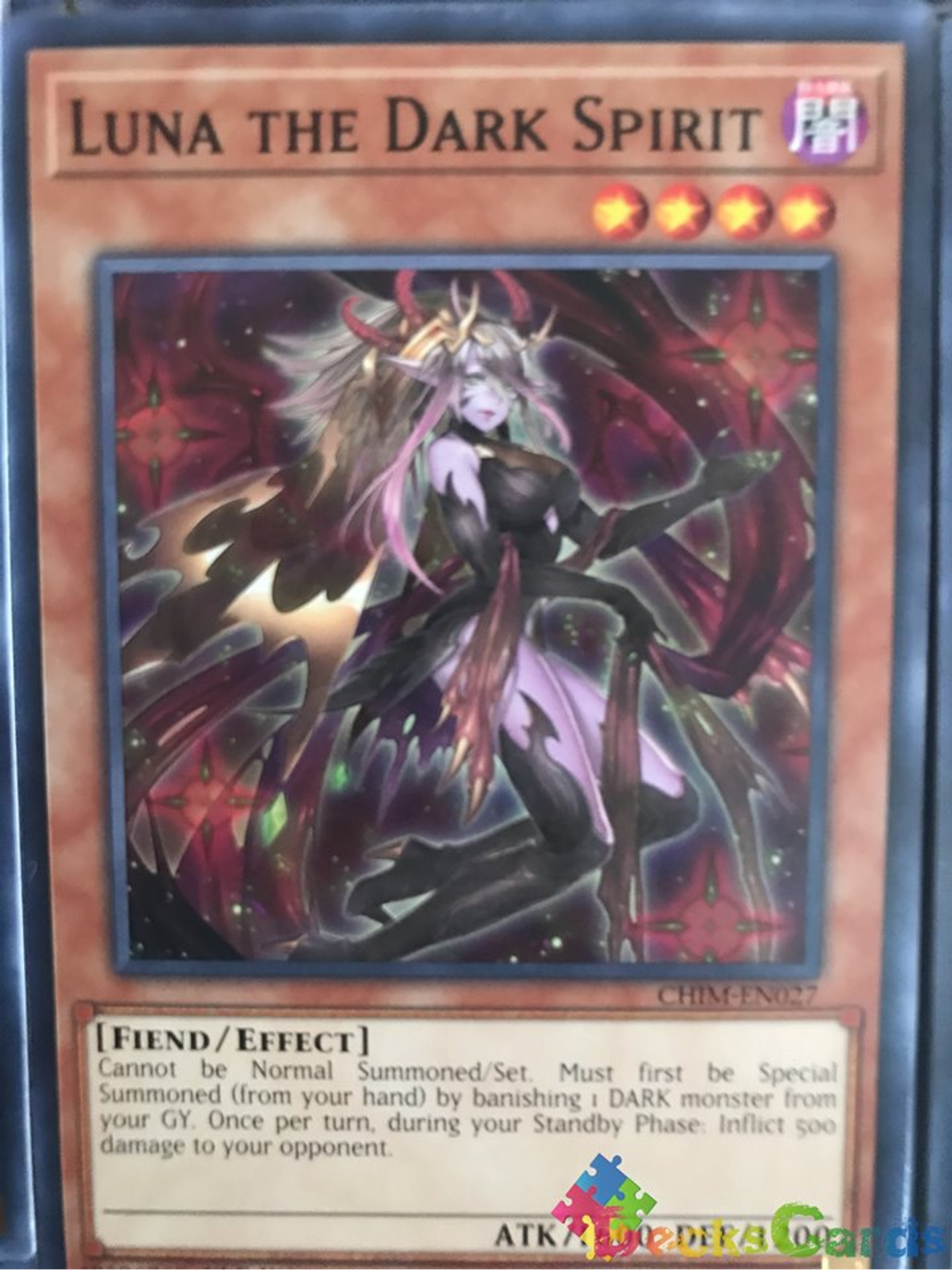 Luna the Dark Spirit - CHIM-EN027 - Common 1st Edition 2