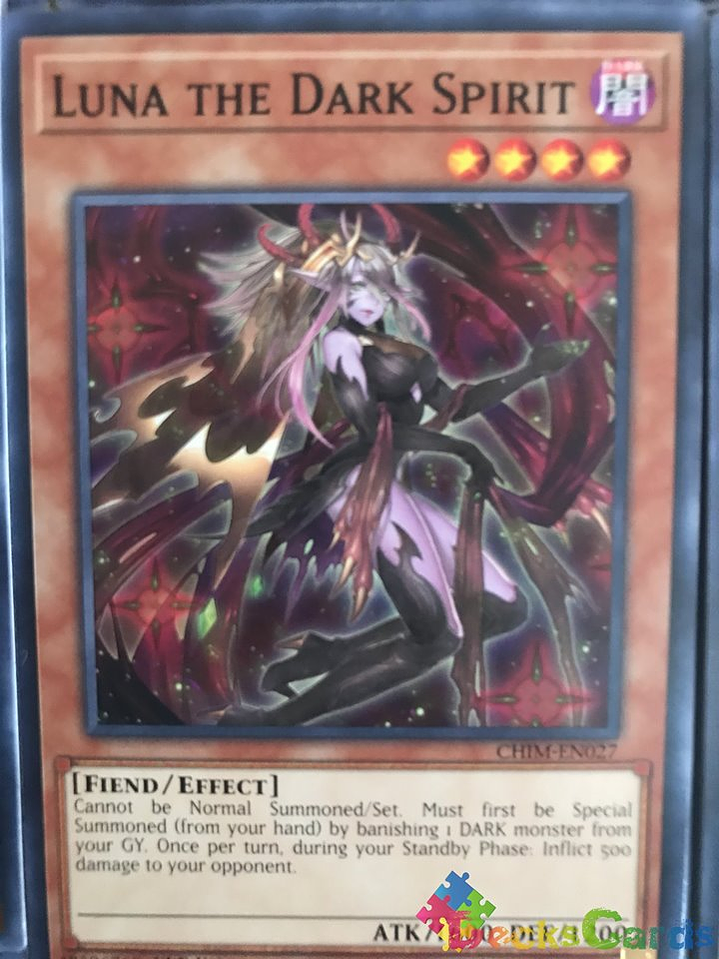 Luna the Dark Spirit - CHIM-EN027 - Common 1st Edition 2