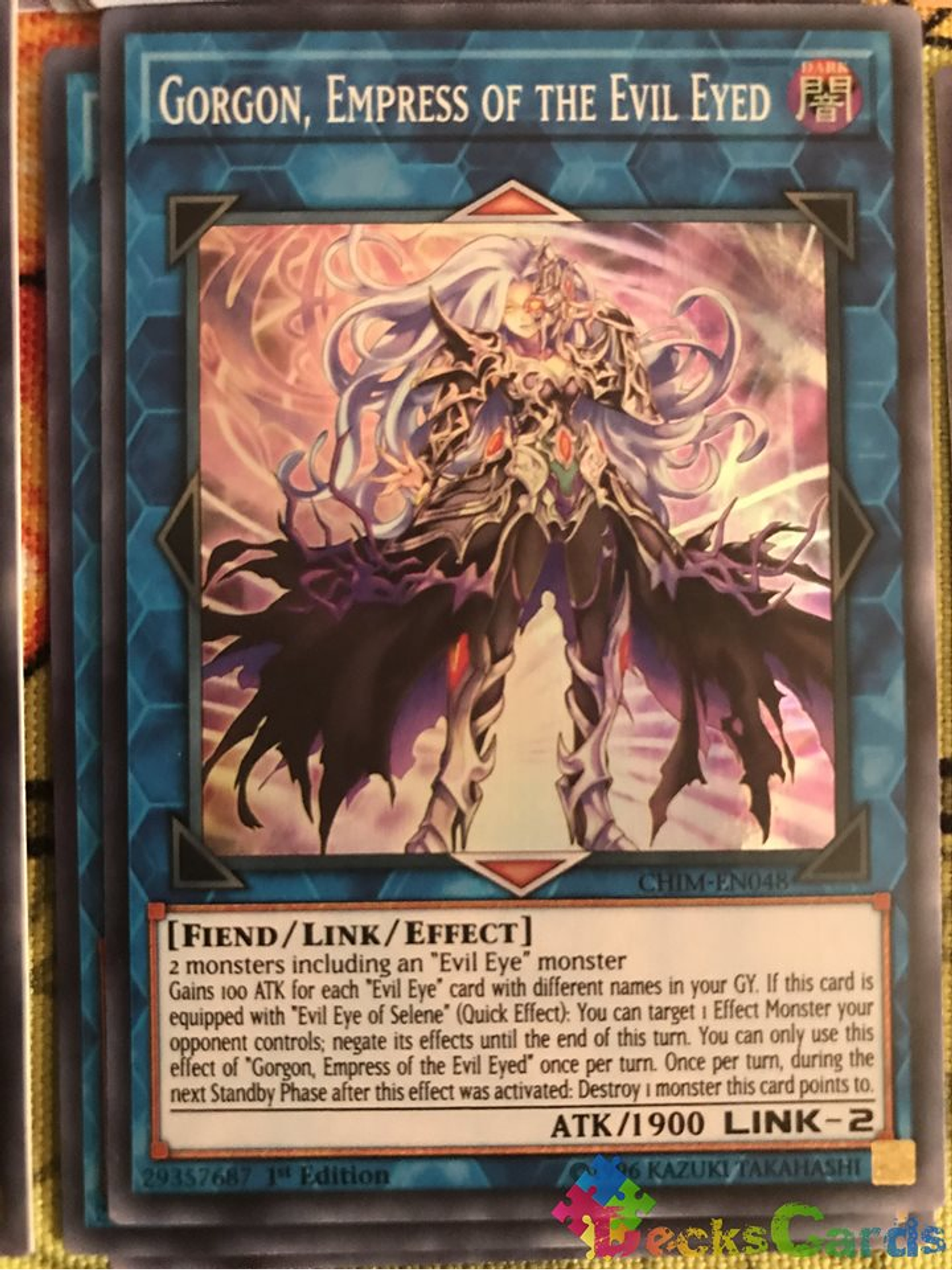 Gorgon, Empress of the Evil Eyed - CHIM-EN048 - Super Rare 1st Edition 2