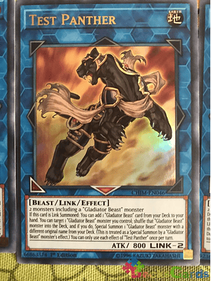 Test Panther - CHIM-EN046 - Ultra Rare 1st Edition