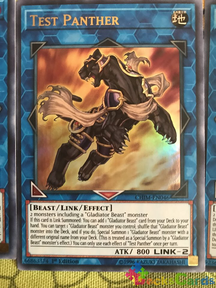 Test Panther - CHIM-EN046 - Ultra Rare 1st Edition 1