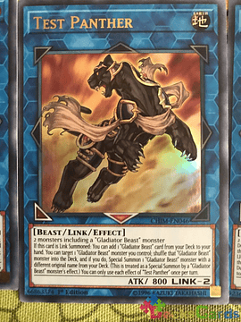 Test Panther - CHIM-EN046 - Ultra Rare 1st Edition