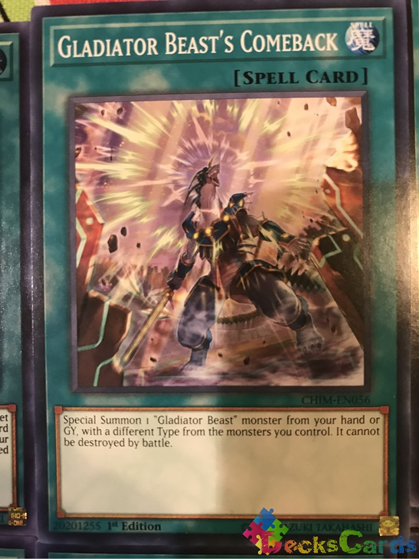 Gladiator Beast's Comeback - CHIM-EN056 - Common 1st Edition 2