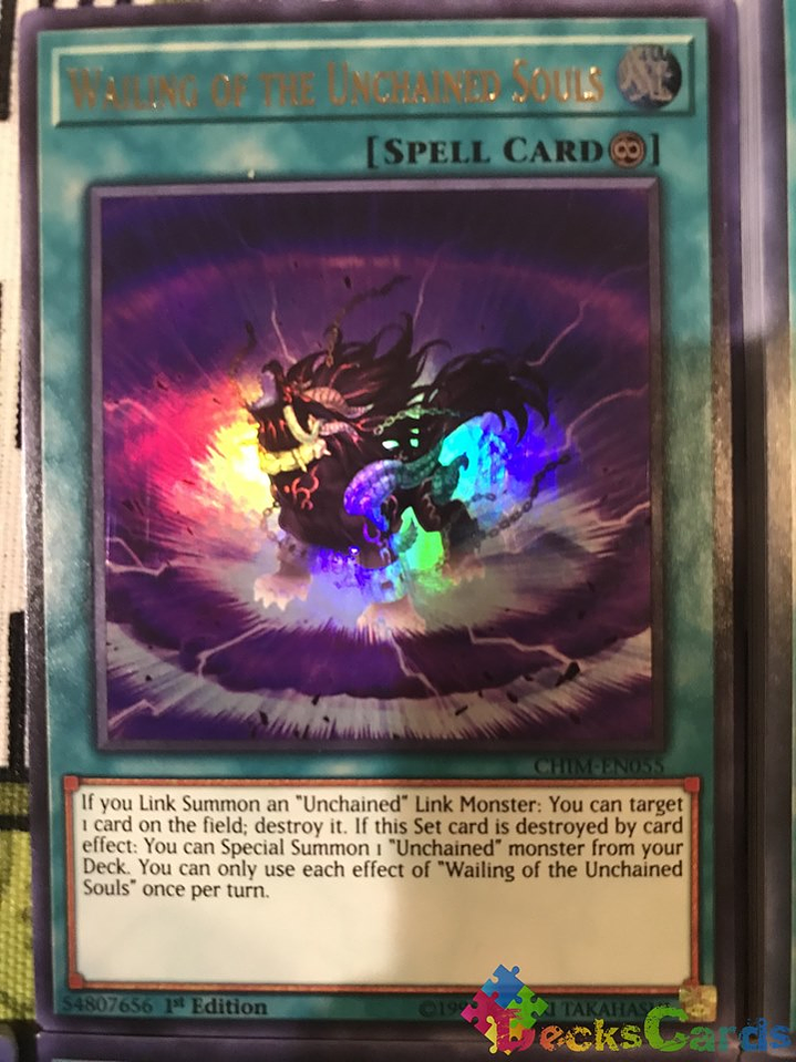 Wailing of the Unchained Souls - CHIM-EN055 - Ultra Rare 1st Edition 2