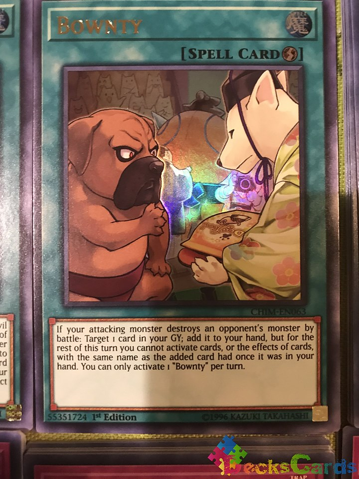 Bownty - CHIM-EN063 - Ultra Rare 1st Edition 1