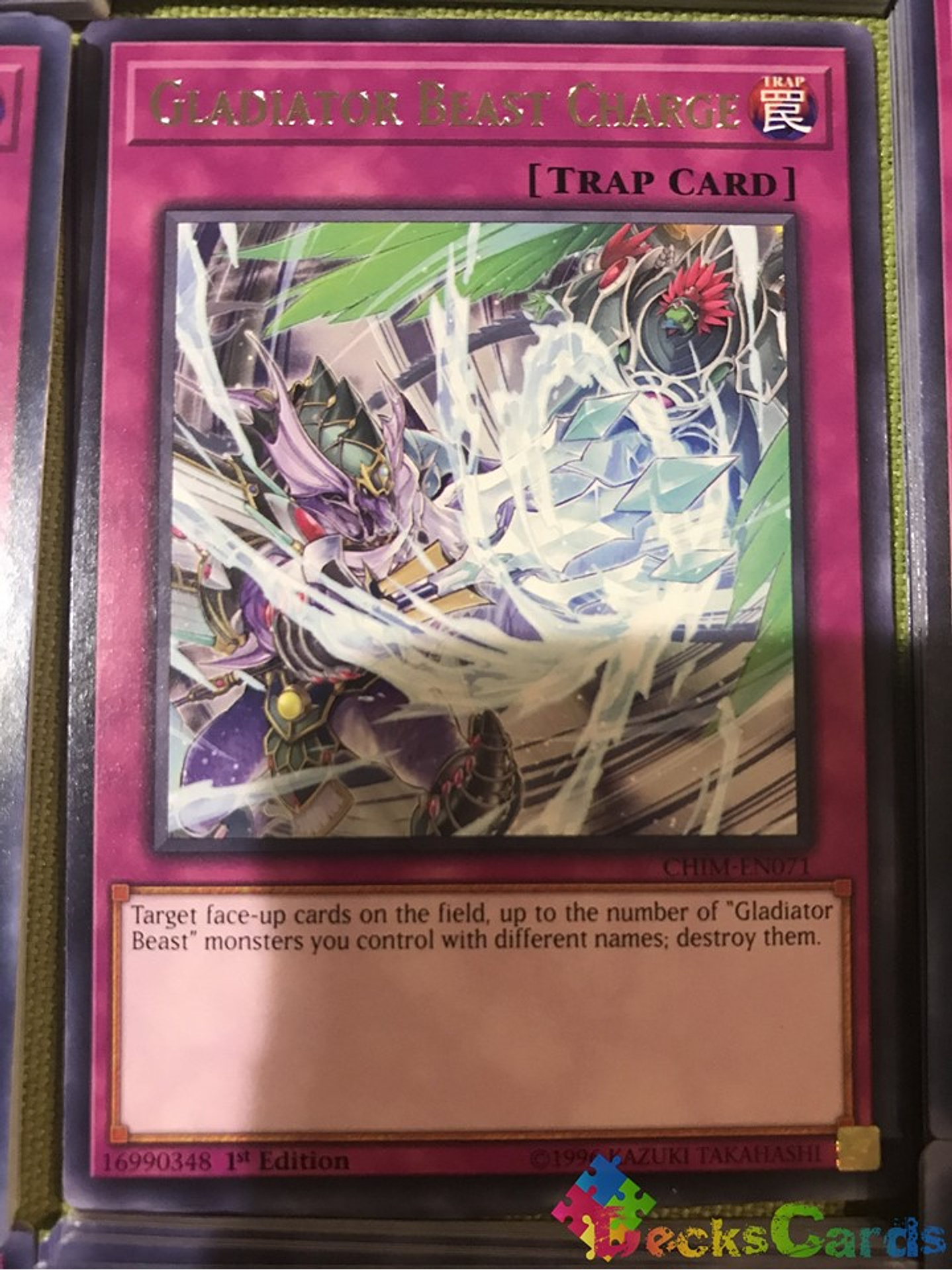 Gladiator Beast Charge - CHIM-EN071 - Rare 1st Edition 2