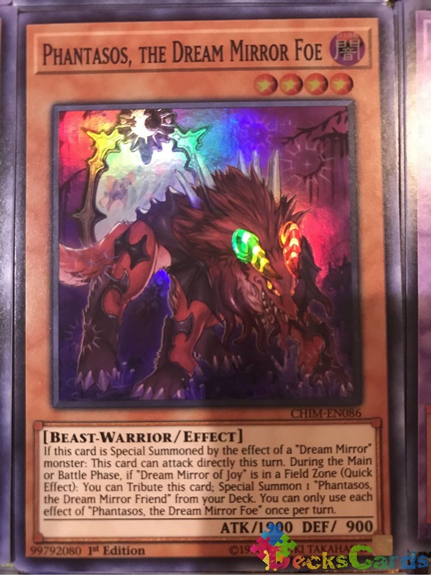 Phantasos, the Dream Mirror Foe - CHIM-EN086 - Super Rare 1st Edition 2