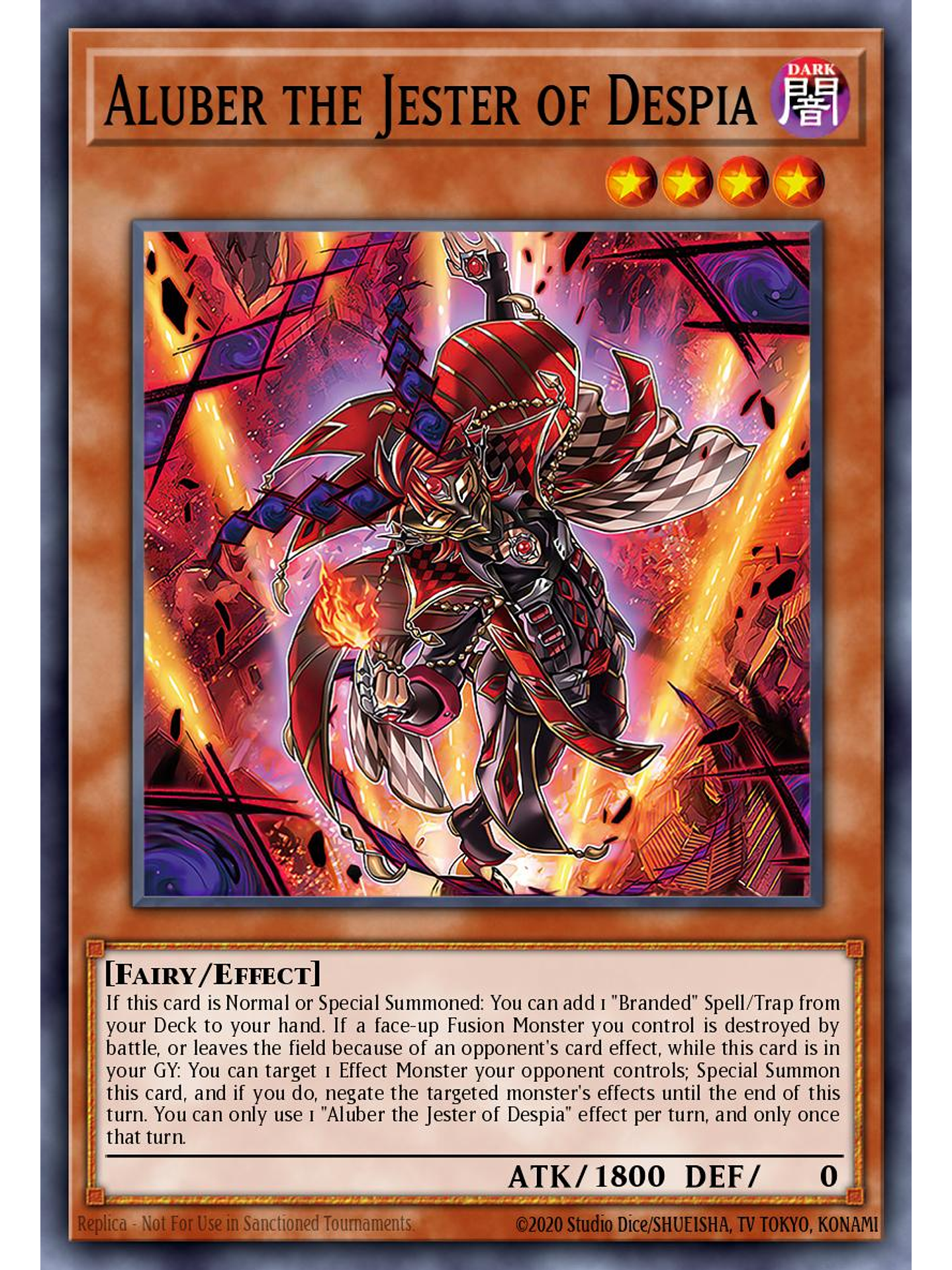 Aluber the Jester of Despia - CH01-EN003 - Ultra Rare 1st Edition 1