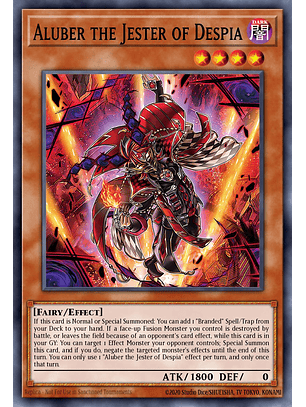 Aluber the Jester of Despia - CH01-EN003 - Ultra Rare 1st Edition