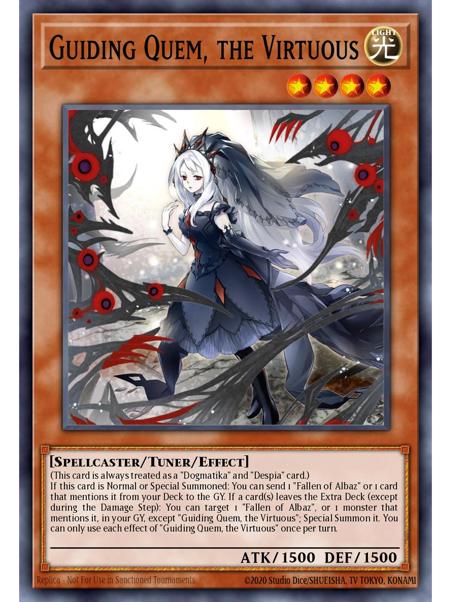 Guiding Quem, the Virtuous - CH01-EN006 - Ultra Rare 1st Edition 1