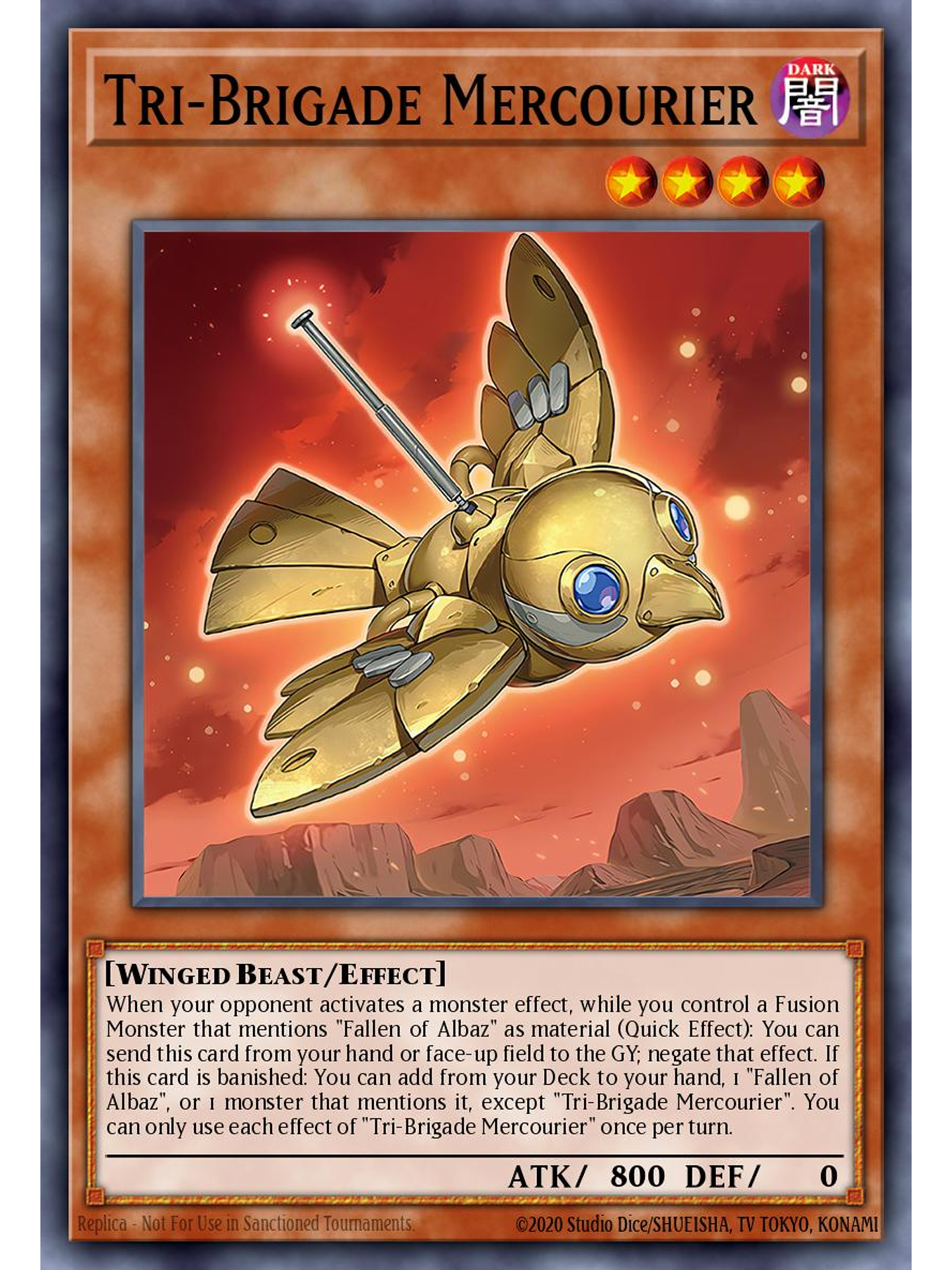 Tri-Brigade Mercourier - CH01-EN008 - Ultra Rare 1st Edition 1