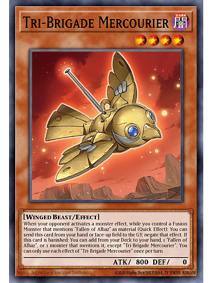 Tri-Brigade Mercourier - CH01-EN008 - Ultra Rare 1st Edition