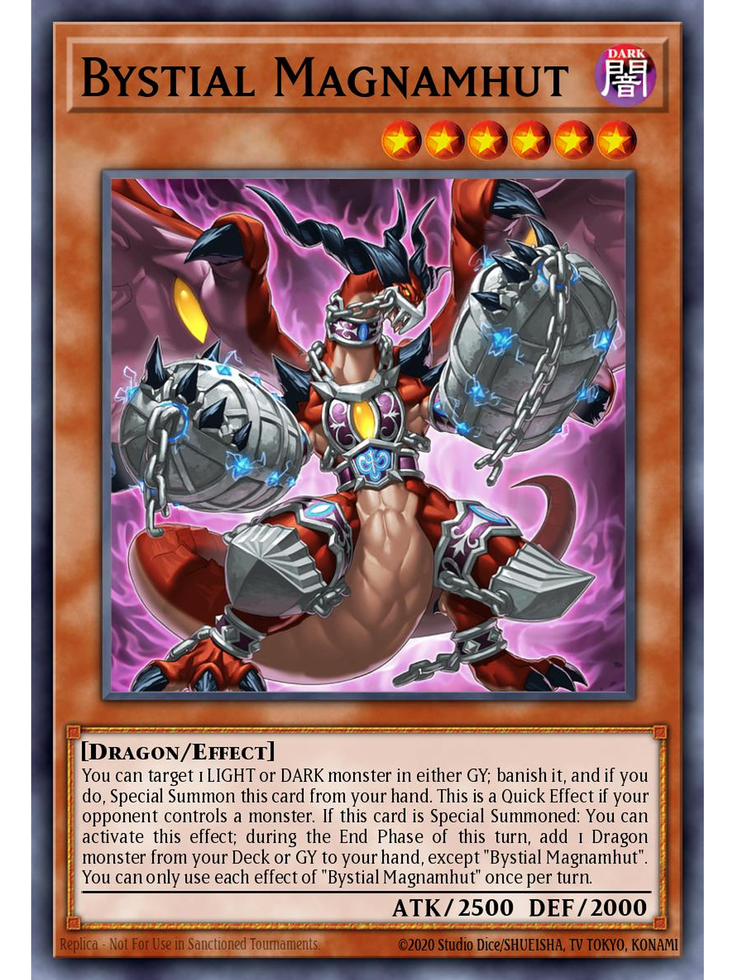 Bystial Magnamhut - CH01-EN011 - Ultra Rare 1st Edition 1