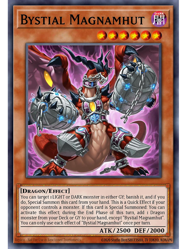 Bystial Magnamhut - CH01-EN011 - Ultra Rare 1st Edition 1