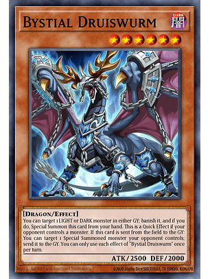 Bystial Druiswurm - CH01-EN013 - Ultra Rare 1st Edition