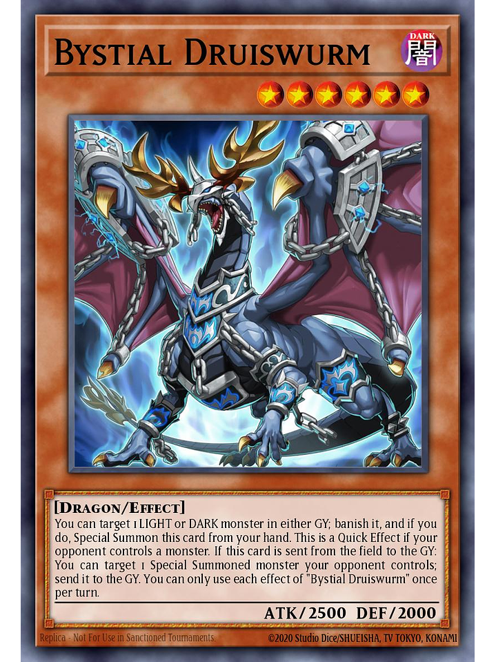 Bystial Druiswurm - CH01-EN013 - Ultra Rare 1st Edition 1