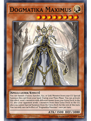 Dogmatika Maximus - CH01-EN016 - Ultra Rare 1st Edition