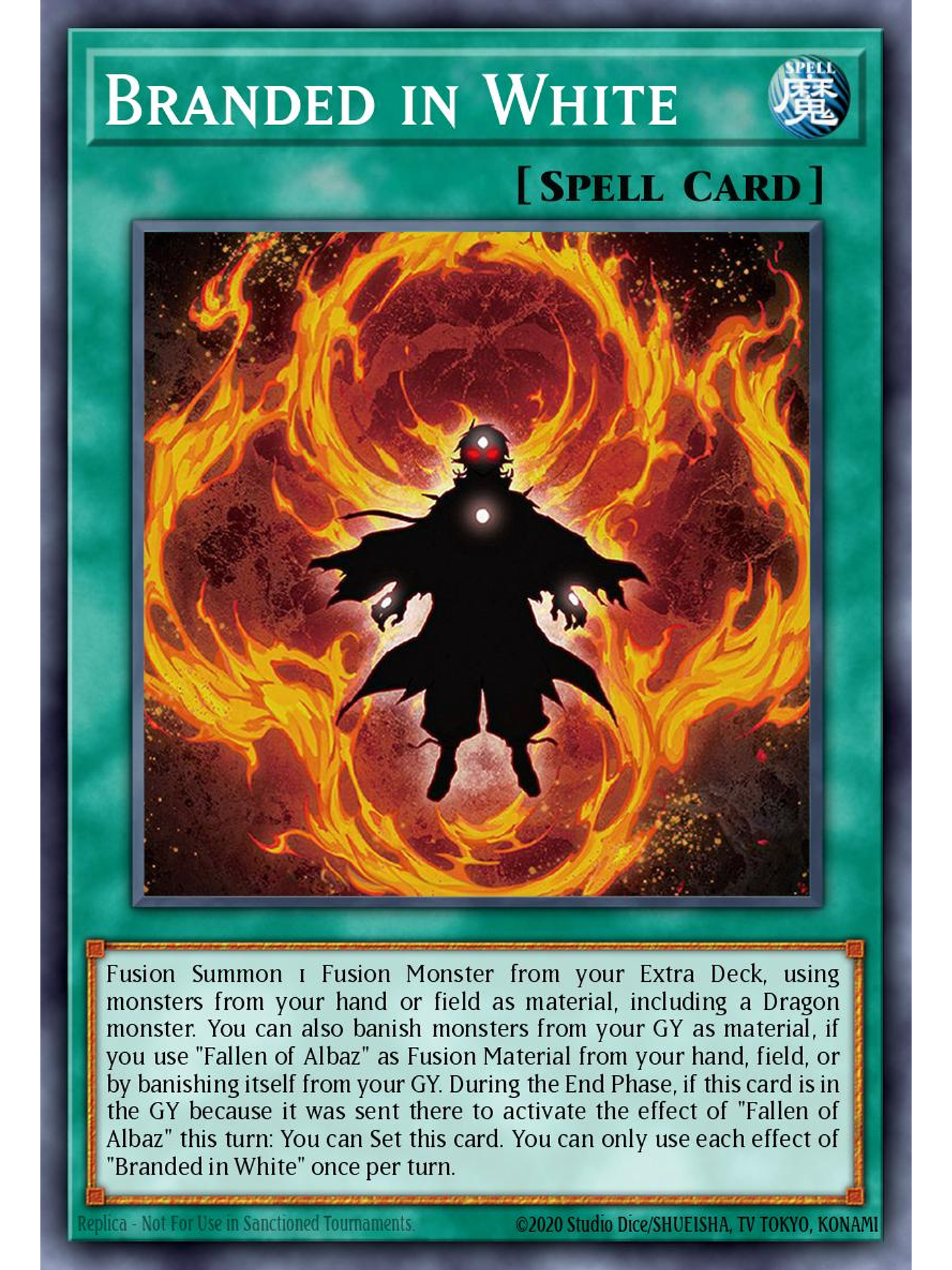 Branded in White - CH01-EN021 - Ultra Rare 1st Edition 1