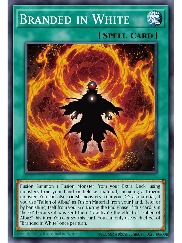 Branded in White - CH01-EN021 - Ultra Rare 1st Edition 1