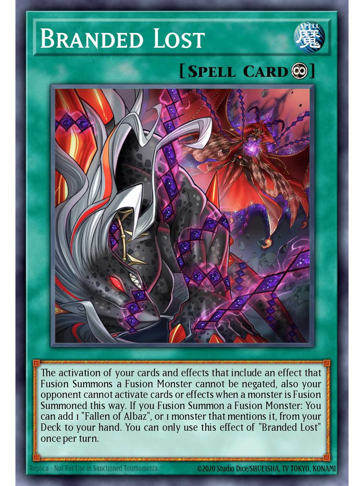 Branded Lost - CH01-EN025 - Ultra Rare 1st Edition 1