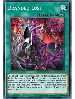 Branded Lost - CH01-EN025 - Ultra Rare 1st Edition