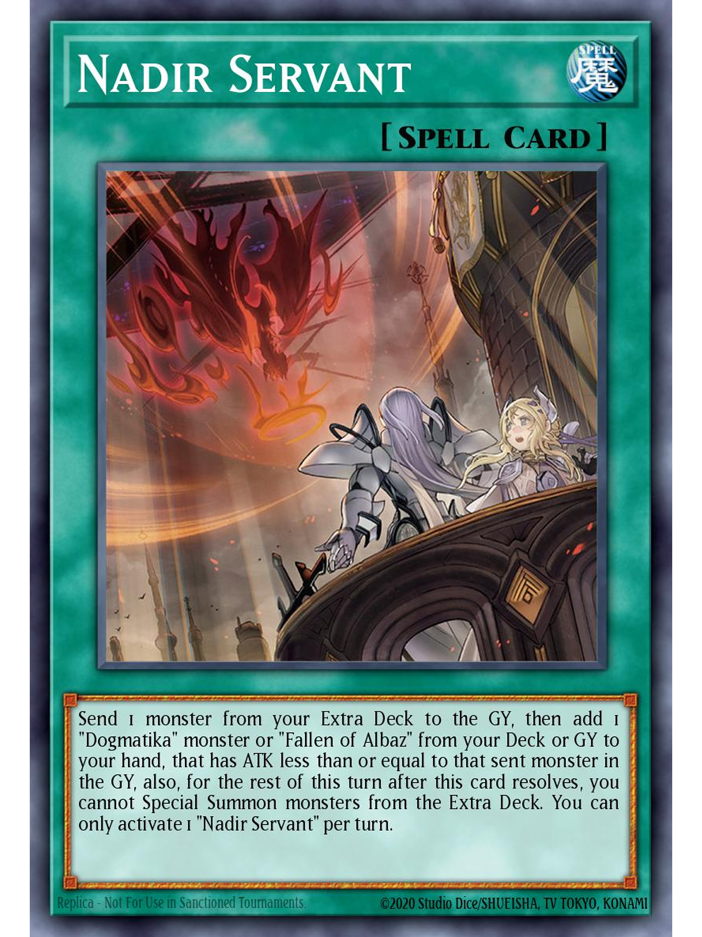 Nadir Servant - CH01-EN027 - Ultra Rare 1st Edition 1