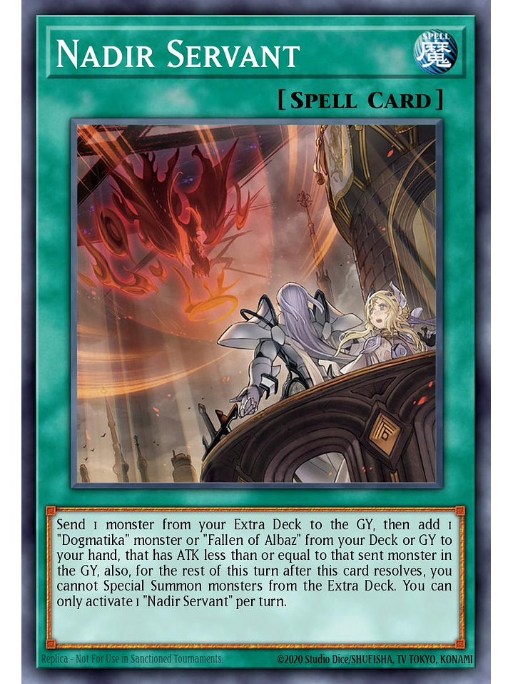 Nadir Servant - CH01-EN027 - Ultra Rare 1st Edition 1