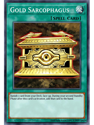Gold Sarcophagus - CH01-EN032 - Ultra Rare 1st Edition