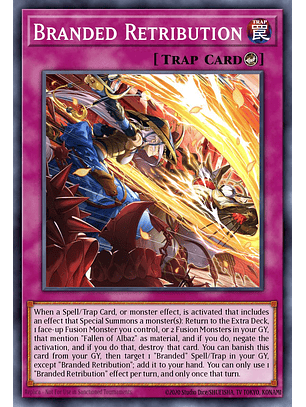 Branded Retribution - CH01-EN034 - Ultra Rare 1st Edition